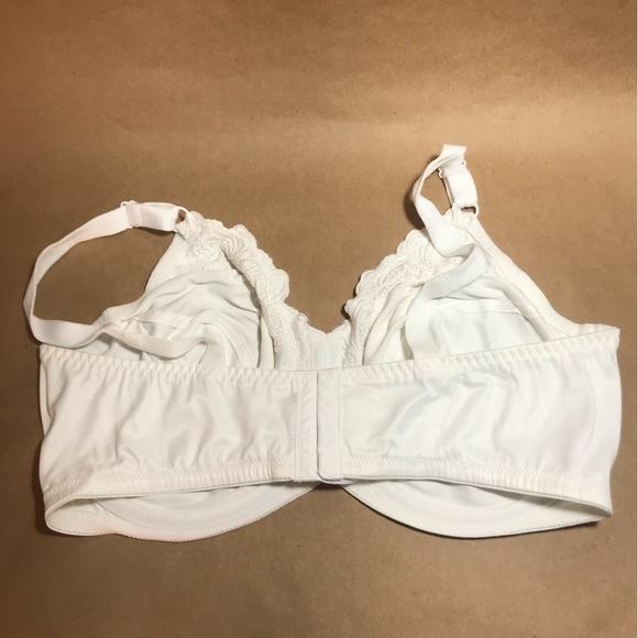 Lilyette White Full Coverage Minimizer Non-Padded Underwire Bra 0417 Size 42D - Picture 5 of 16